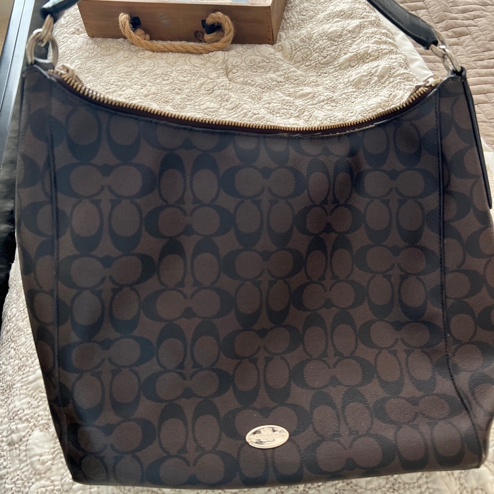 Monogram Coach Hobo Bag